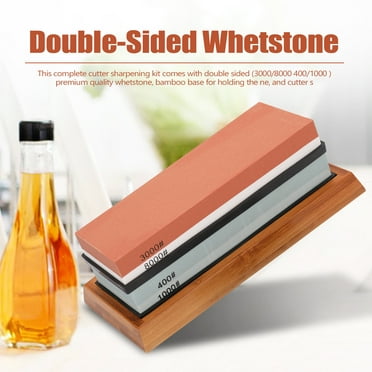 400//1000 3000//8000 Premium Whetstone Cut Sharpening Stone Set Sharpener Non-Slip